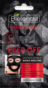 CARBO DETOX maska węglowa PEEL–OFF 2x6g Bielenda