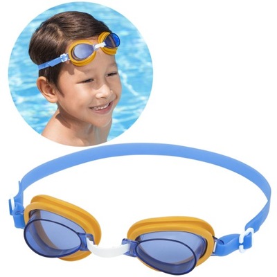 Bestway niebieskie okulary do pływania 3+ 21002