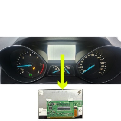 Дисплей счетчик ford focus 2011-2018 lcd спидометра новый фото №1