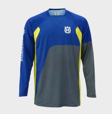 KOSZULKA MOTOCICLETA HUSQVARNA AUTHENTIC JERSEY BLUE (ROZMIAR:XL)  