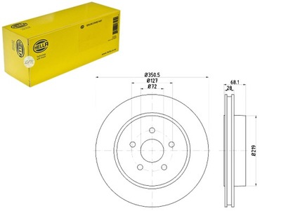 HELLA SET DISC BRAKE - milautoparts-fr.ukrlive.com