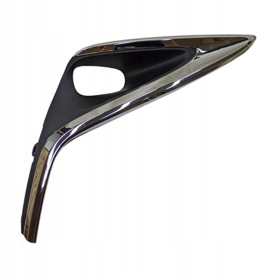 Права решітка рамка протитуманної фари lexus es 15-lift хром фото №1