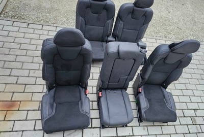 Volvo xc90 ii сидіння 2 i 3 ряд 7 легкові r-design alcantara фото №1