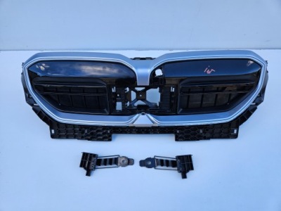 Bmw 5 i5 g60 g61 решётка радиатора решётка радиатора бампера перед жалюзи шторка фото №1