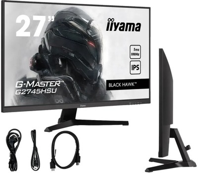 Monitor iiyama G-Master Black Hawk G2745HSU-B1 27" IPS LED 1ms 100Hz HDMI