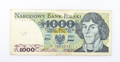 1000 ZŁOTYCH 1975 ROK s. T st. 3