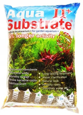 AQUA ART PODŁOŻE AQUA SUBSTRATE II+ BRĄZOWE 5,4kg