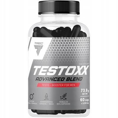 TREC TESTOXX - 60 KAPS. MOCNY BOOSTER TESTOSTERONU