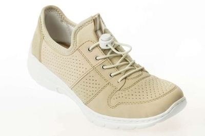 Buty Damskie 41 Półbuty RIEKER L3254 Beige