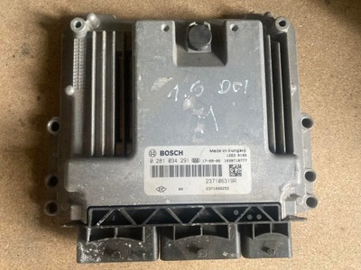 Блок керування двигуна renault captur 0281034291 237106319r фото №1