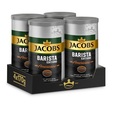 Kawa rozpuszczalna Jacobs Barista Americano 4x170g