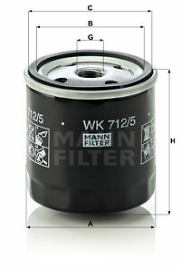 FILTRO COMBUSTIBLES WK 712/5  