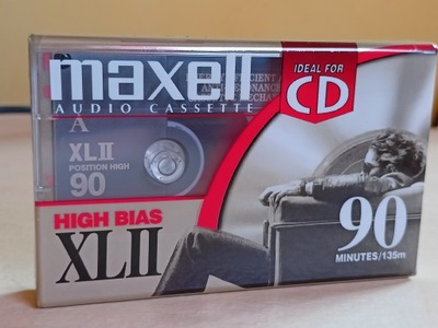 Kaseta magnetofonowa MAXELL XL II 90 Nowa