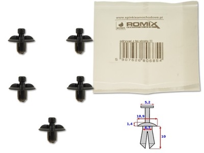 LEXUS ES350 06- ABRAZADERA REMACHE DE COLECTOR KOMORY DEL MOTOR  