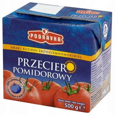 PRZECIER POMIDOROWY KARTON Podravka 500G