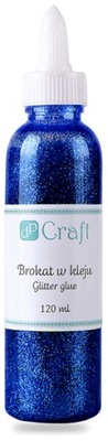 Klej brokatowy 120ml - dark blue, Dp Craft