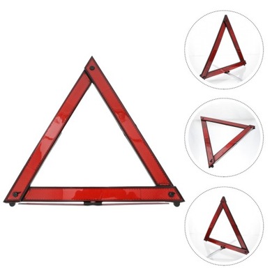 2pcs Triangle Car Warning Sign Foldable Driving Ro фото