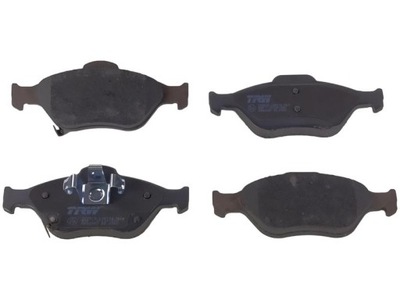 Тормозные колодки тормозные toyota yaris 2006 - перед комплект! фото №1