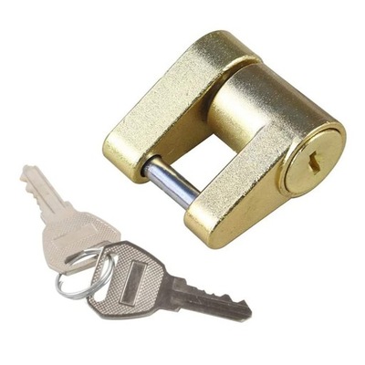 Anti-theft Trailer Hitch Lock Trailers Coupler Padlock Hook Connecto~57253