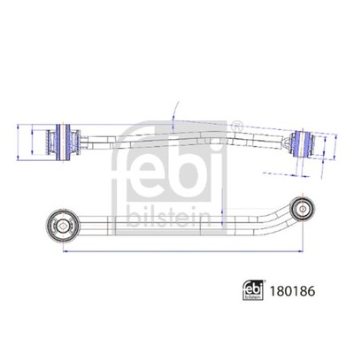 WAHACZ, ПОДВЕСКА КОЛЕСА FEBI BILSTEIN 180186 фото