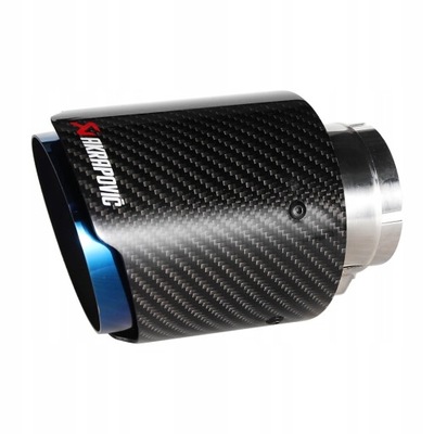 Наконечник вихлоп глушника накладка труба вихлопна 63-101mm фото №1