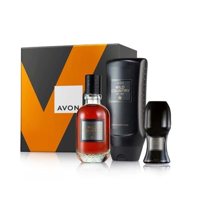 Avon Wild Country Aftershave Gift Set Zestaw dla Niego na prezent