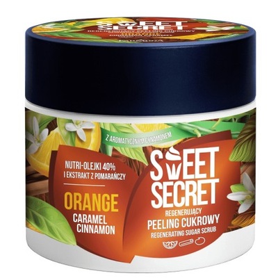 SWEET SECRET Regenerujący peeling cukrowy do ciała