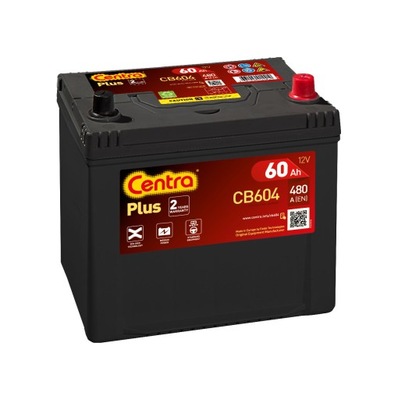 АКУМУЛЯТОР CENTRA PLUS 12V 60AH 390A P+ CB604