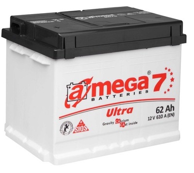 AMEGA ULTRA M7 MEGATEX 12V 62AH 610A