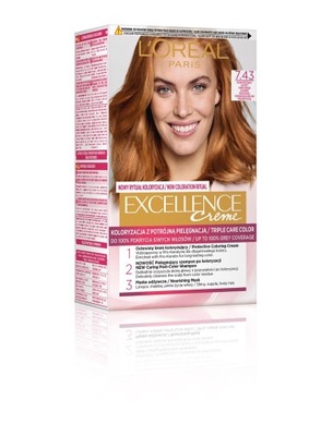 LOREAL Excellence Creme farba 7.43 Blond