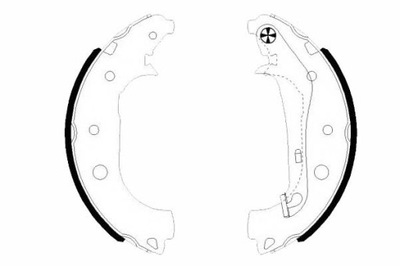 ZAPATAS DE TAMBOR HAM. FORD ECOSPORT 1.0- 2.0 13-  