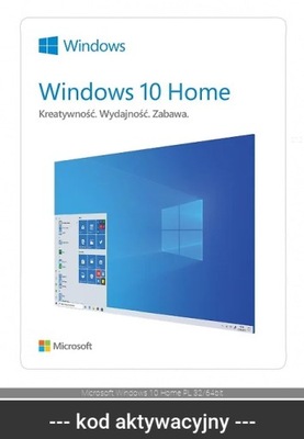 Microsoft Windows 10 Home PL 32/64bit