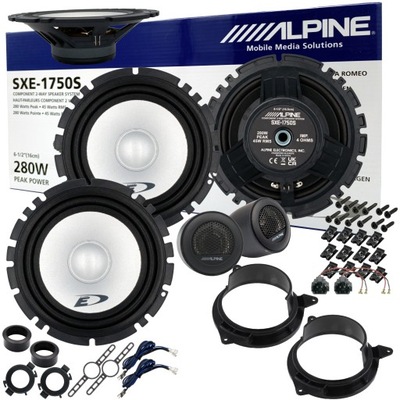 SPEAKERS ALPINE ISOLATED DISTANCE FOR VOLVO S60 V70 XC70  