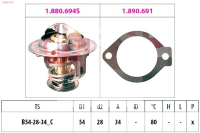 EPS ТЕРМОСТАТ CHEVROLET DAEWOO OPEL