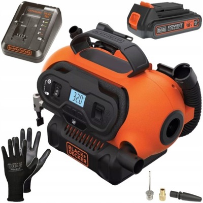 COMPRESOR AUTO COMPRESOR 12V 18V 230V AKU 2AH BLACK DECKER BDCINF18  