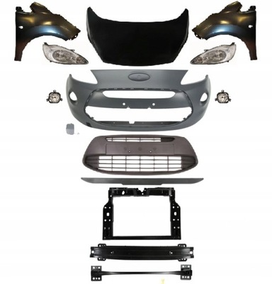 Ford ka ru8 2008-2015 kompletny перед капот pas фото №1