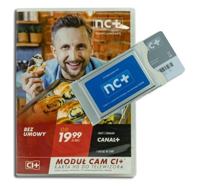 Moduł NC+ CAM CI+ Canal+ Telewizja na Kartę TVP 4K