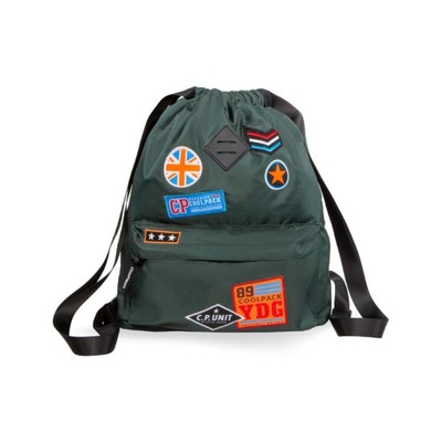 PLECAK MIEJSKI COOLPACK URBAN BADGES GREEN 26262CP