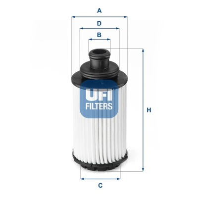 FILTRO ACEITES UFI 25.118.00  