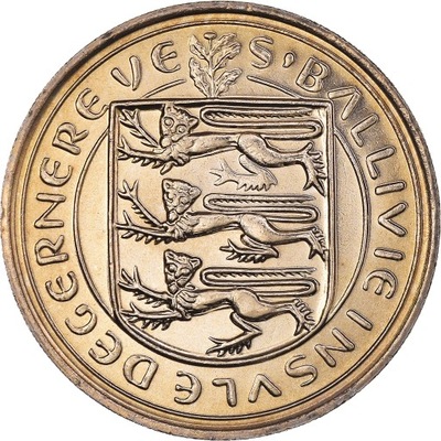 Moneta, Guernsey, Elizabeth II, 10 Pence, 1984, MS