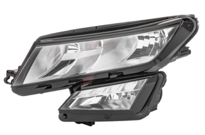 SKODA KODIAQ 17- REFLEKTOR LAMPA PRZEDNIA LE