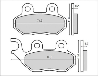 BRENTA ZAPATAS DE FRENADO KH264 (FT 3099)  