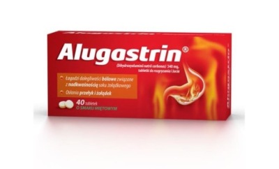 Alugastrin 0,34g 40 tabletek