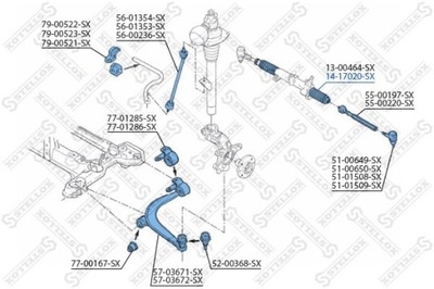 ЗАХИСТ РУЛЬОВОЇ РЕЙКИ CITROEN XANTIA 2.0 HDI 90 99-03