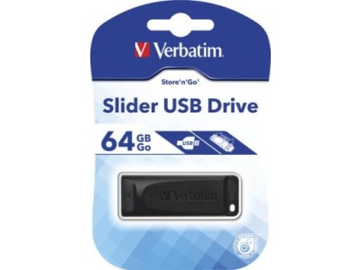 Pendrive Verbatim Slider 64GB USB 2.0 pamięć flash USB