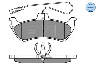 КОЛОДКИ HAM. DB T. W163 ML 98- Z ДАТЧИКИ