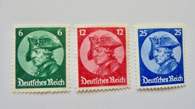 1933 DR Mi.479**-481** czyste znaczki z pełną gumą wartość 340,- Euro