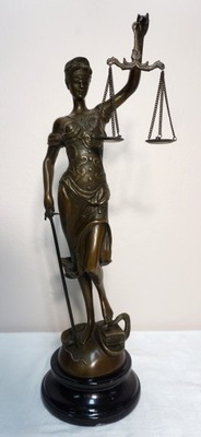 A-N TEMIDA FIGURA Z BRĄZU 40cm dla adwokata