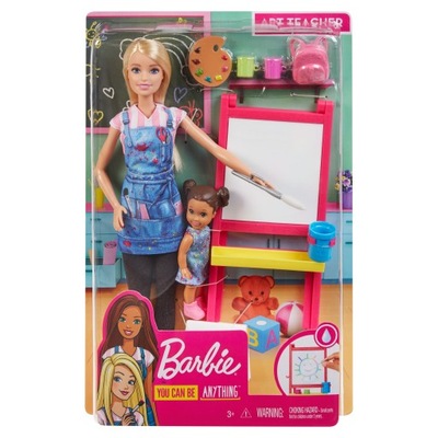 Lalka Mattel Barbie Kariera Nauczycielka plastyki gjm29