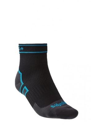 Skarpety wodoodporne StormSock Mid Ankle black/blue Bridgedale 36-39